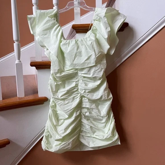 Anthropologie NWT Maeve Ruched Dress; Size 12P yet runs smaller; top rated - Picture 10 of 12